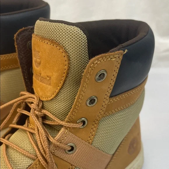 Timberland Men's Tan and Olive Boots size 10 - Picture 6 of 16